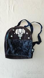 zainetto disney blu vellutato carica dei 102