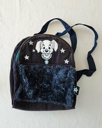 zainetto disney blu vellutato carica dei 102