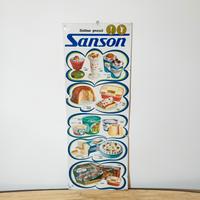 Insegna Tabella Gelati Sanson