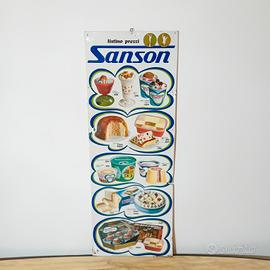 Insegna Tabella Gelati Sanson