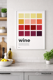Poster All You Need Is Wine – Stampa Decorativa A3