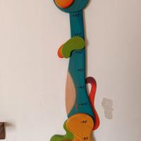 metro da parete in legno gatto