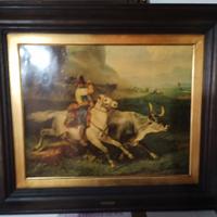 quadro riproduzione su tela anni 60