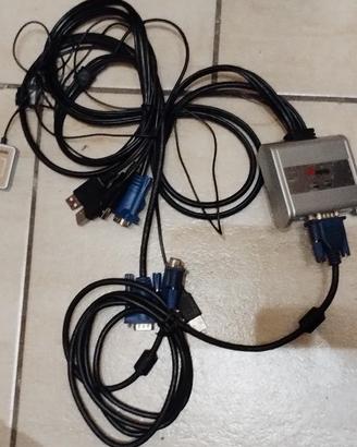 KVM vga-usb con switch esterno