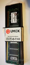 MEMORIA Ram 1G KINGSTON KVR400X64C3A/1G DDR 1GB PC