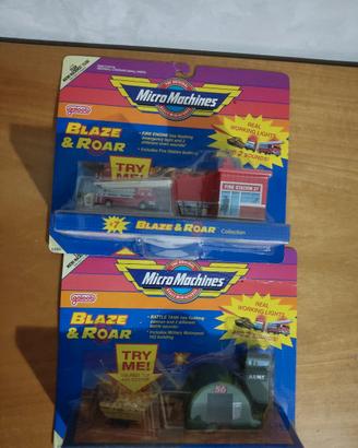 Micro Machines Blaze Roar Vintage scegli un pezzo 