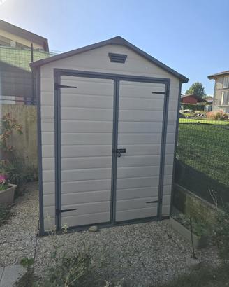 Casetta da giardino in pvc