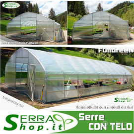 Serra 6x8 professionale vivaio orto giardino FILM