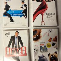 Set 4 film in DVD Prova Prendermi Prada Hitch Pets