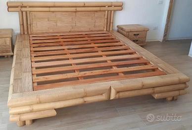 Letto etnico in bamboo