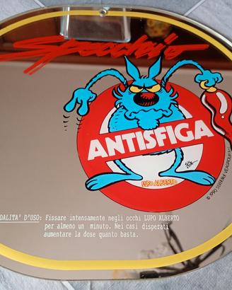 specchio anti sfiga lupo Alberto vintage