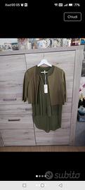 Twin set verde militare nuovo. Tg unica 