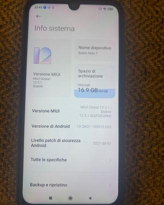 Smartphone REDMI note 7