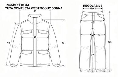 Tuta Completa Invernale - West Scout Donna