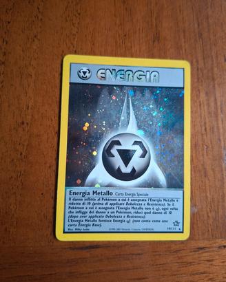 Energia Metallo 19/111 Neo Genesis Card Pokemon 
