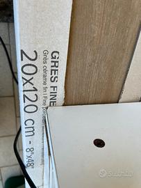 Pavimento 20x120 gres porcellanato 0,9cm