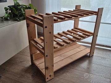 Porta Bottiglie - scaffale cantinetta in Legno