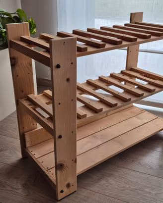 Porta Bottiglie - scaffale cantinetta in Legno