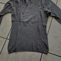 Maglioncino grigio giro collo