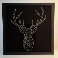 QUADRO SU TELAPJÄTTERYDIKEA, CON MOTIVO A CERVO