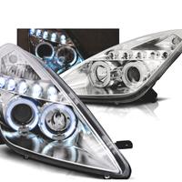 FARI PER TOYOTA CELICA T23 99-05 LED OCCHI ANGEL C