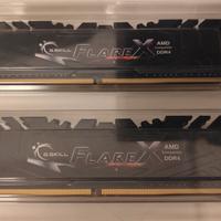 g.skill flarex 32Gb ddr4 3200 8x4