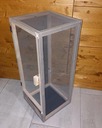 Teca terrario insetti rettili 60cm RETE