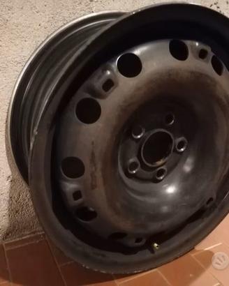 4 CERCHI IN FERRO 15x6 per WW/Audi/Seat/Skoda