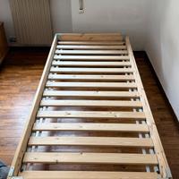 Base per materasso + gambe + fodera Ikea