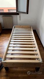 Base per materasso + gambe + fodera Ikea