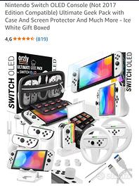 controller + accessori Nintendo Switch oled 