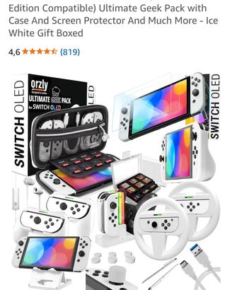 controller + accessori Nintendo Switch oled 