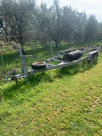 Carrello Barca due assi