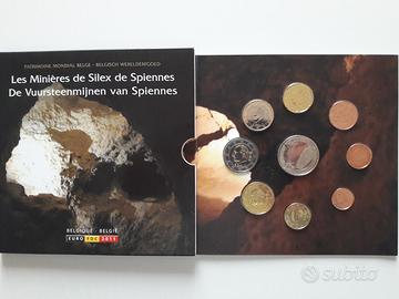Belgio euro 2011-2012 8 monete + medaglia FDC