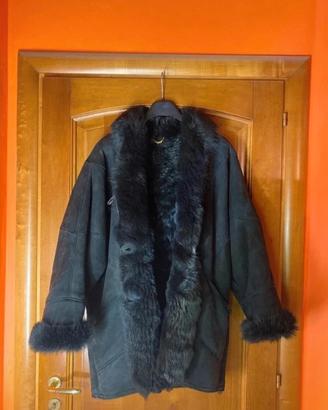 Cappotto Montone Shearling - Vera pelle taglia 46