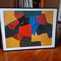 Quadro moderno con stampa di un disegno astratto 
