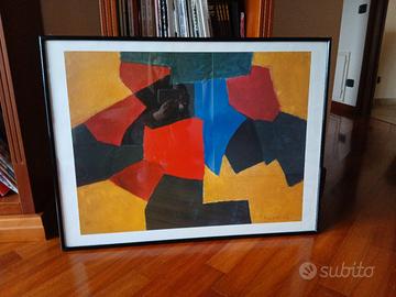 Quadro moderno con stampa di un disegno astratto 