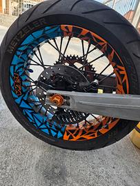 coppia cerchi motard KTM 