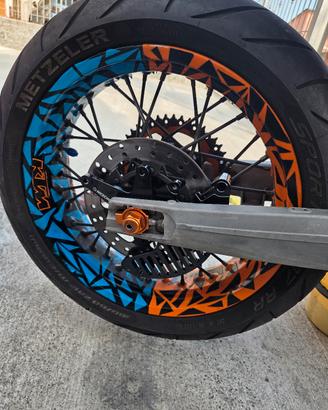 coppia cerchi motard KTM 
