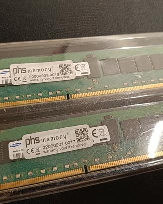 Ram DDR3 16Gb PHS-memory (2x8GB) Kit RAM ECC