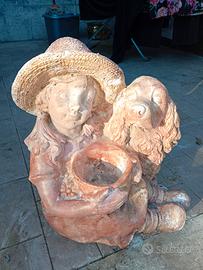 Statua da esterni - Lilly e il vagabondo  giardino