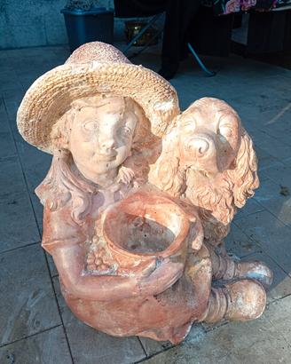 Statua da esterni - Lilly e il vagabondo  giardino