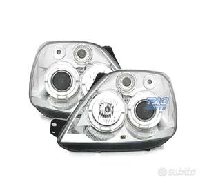 FARI FORD FIESTA 02-08 ANGEL EYES FONDO CROMATO