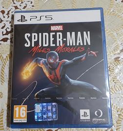 gioco spiderman ps5 miles morales nuovo