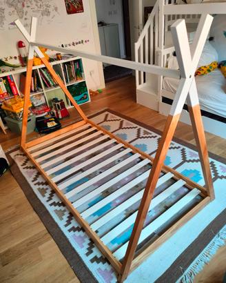 letto singolo Montessori 200 cm