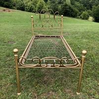 Letto singolo in ottone vintange con personalità