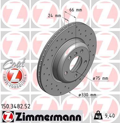 2Discofreno ZIMMERMANN Bmw Serie 5/Touring
