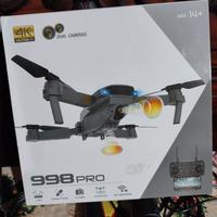 telecomando più tutti i pezzi drone 998 pro