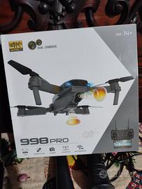 telecomando più tutti i pezzi drone 998 pro