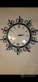 orologio ferro battuto a mano